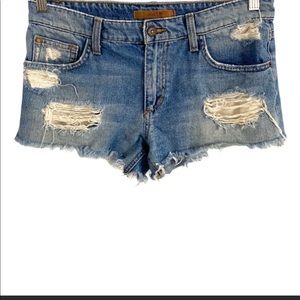 Joe’s Jeans Cali short distressed cut off denim 28